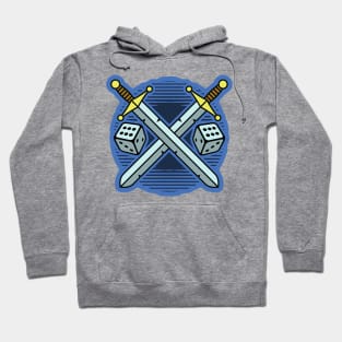 swords and dice Hoodie